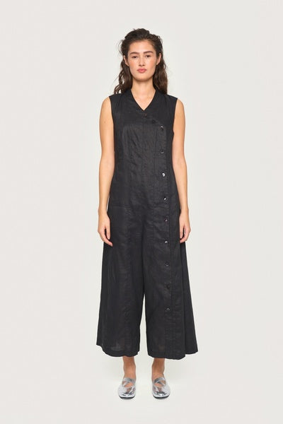 Bitte Kai Rand Airy Linen Dress - Black