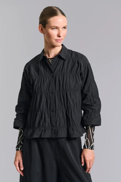 Bitte Kai Rand Fukkura Poplin Jacket - Black