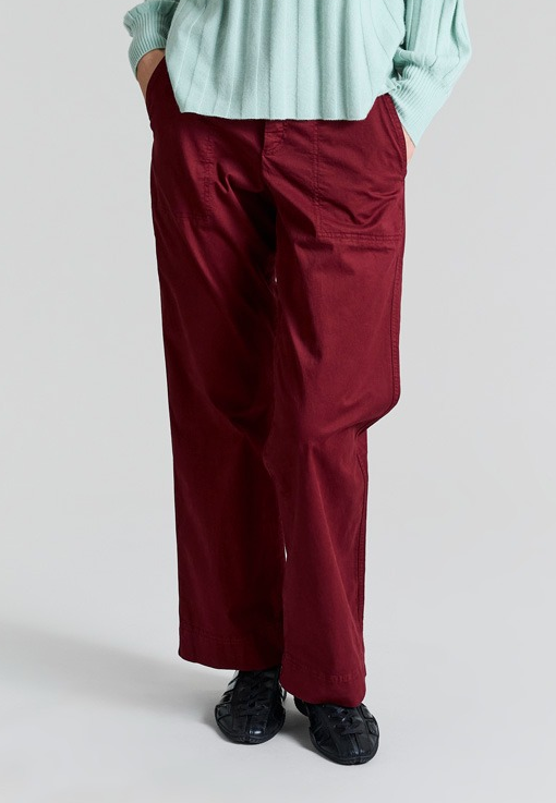 Bitte Kai Rand Kihon Long Pants - Maroon