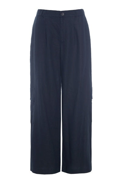 Bitte Kai Rand Lazy Linen Pants - Dark Midnight