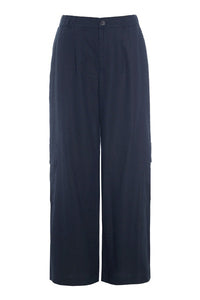 Bitte Kai Rand Lazy Linen Pants - Dark Midnight