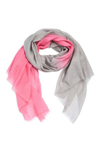 Bitte Kai Rand Scarf Dip Dye -  Opal Grey