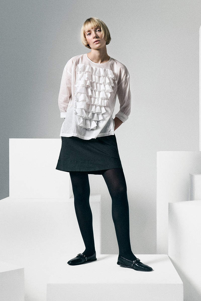 Bitte Kai Rand Washi Volie Blouse - Lily White