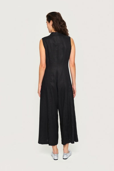 Bitte Kai Rand Airy Linen Dress - Black