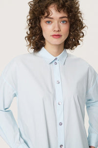 Bitte Kai Rand Core Cotton Shirt - Light Blue