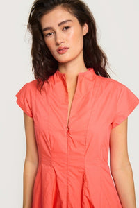Bitte Kai Rand Kami Cotton Dress - Cool Coral