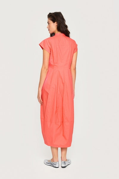 Bitte Kai Rand Kami Cotton Dress - Cool Coral