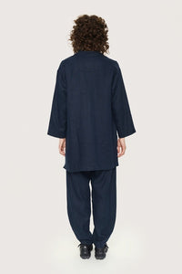 Bitte Kai Rand Lazy Linen Jacket - Dark Midnight