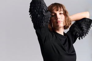Bitte Kai Rand Sakura Stretch Dress - Black