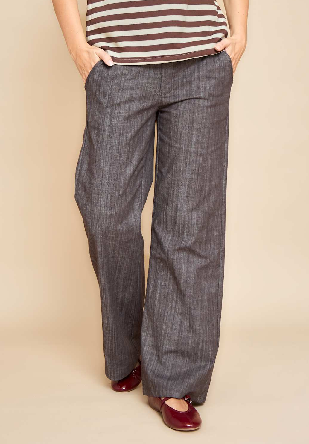 Black Colour BCBox Pant - Coffee