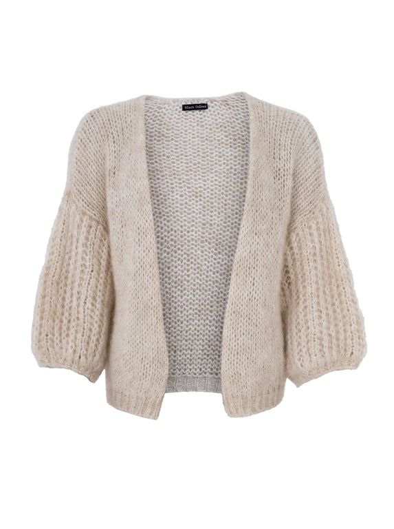 Black Colour BCCasey Puf Sleeve Cardigan - Natural
