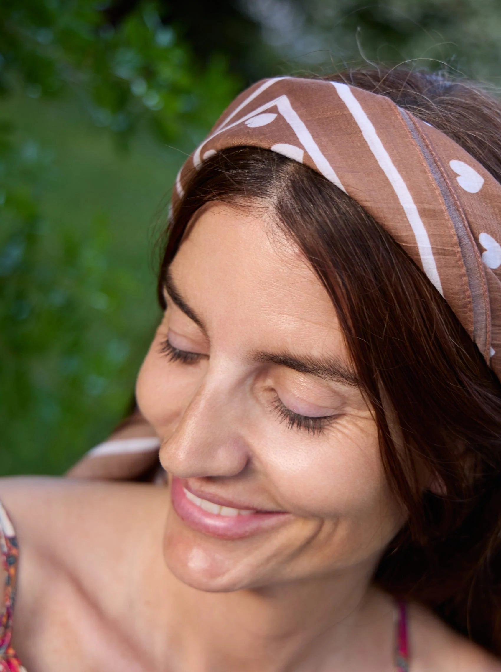 Black Colour BCClaudia Love Mini Scarves - Tobacco
