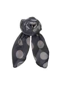 Black Colour BCDot Scarf - Black