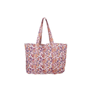 Black Colour BCFlora Quilted Tote Bag - Fairy Flower