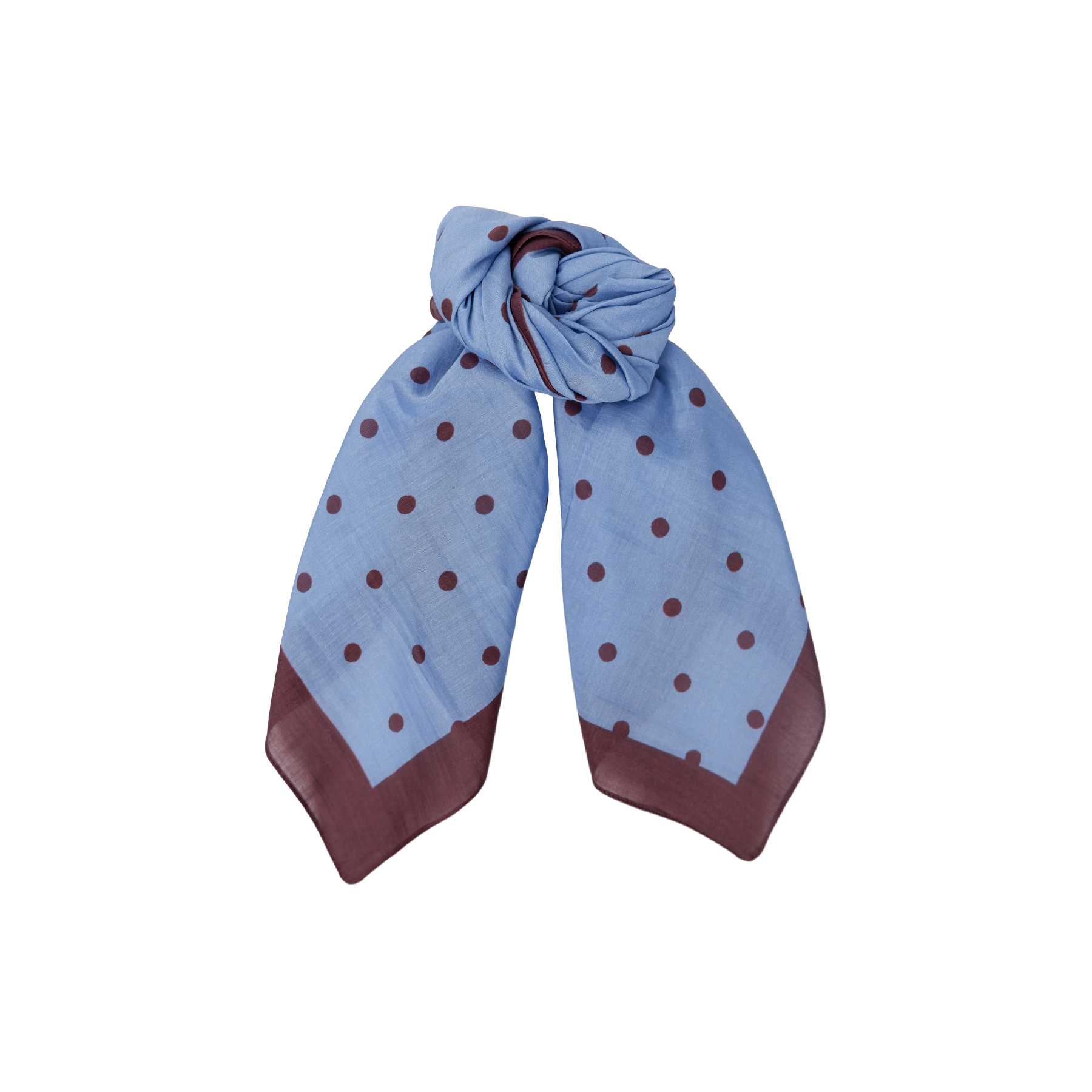 Black Colour BCMartina Mini Scarf - LT Blue