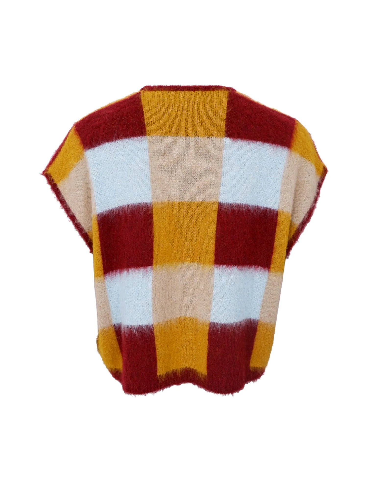 Black Colour BCChess Knit Vest - Plum Mix