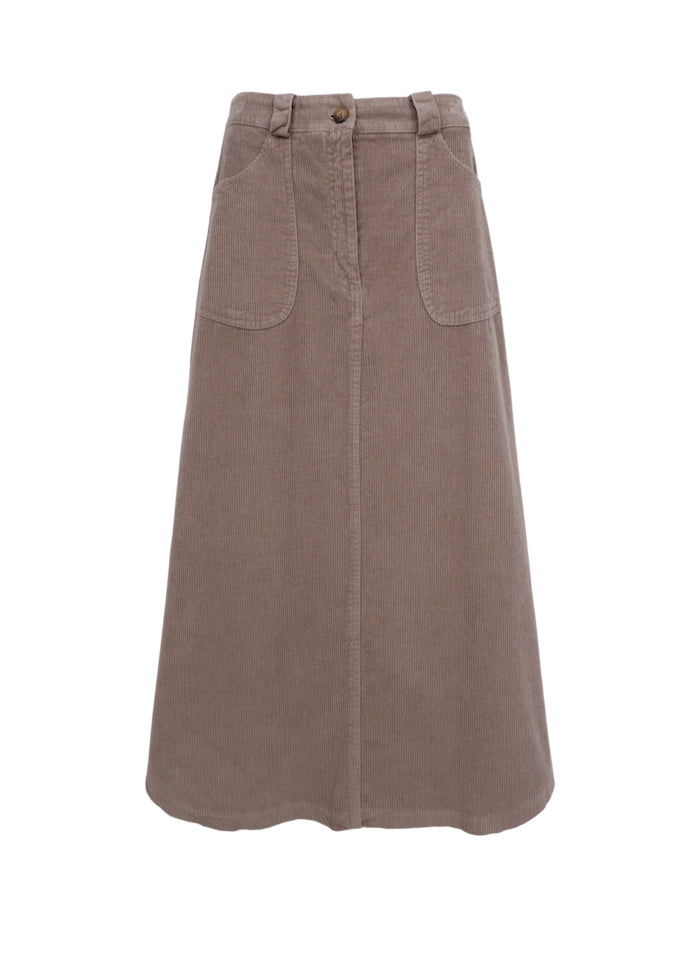 Black Colour BCCora Corduroy Skirt - LT Nougat