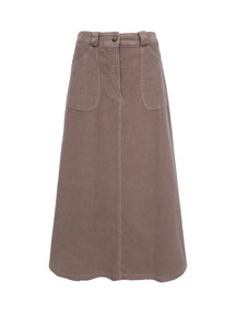 Black Colour BCCora Corduroy Skirt - LT Nougat