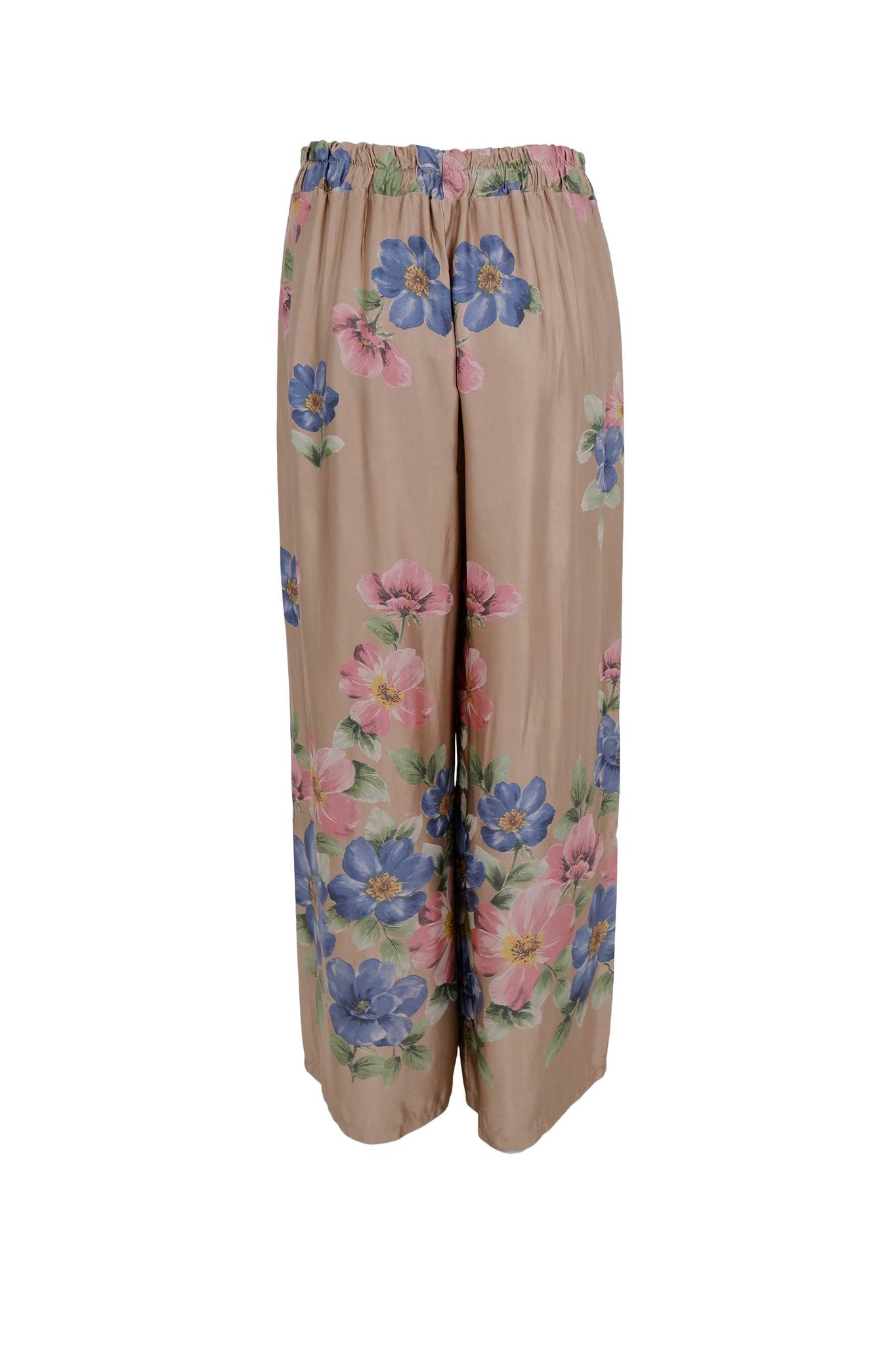 Black Colour BCEmme Flower Pants - Frappe