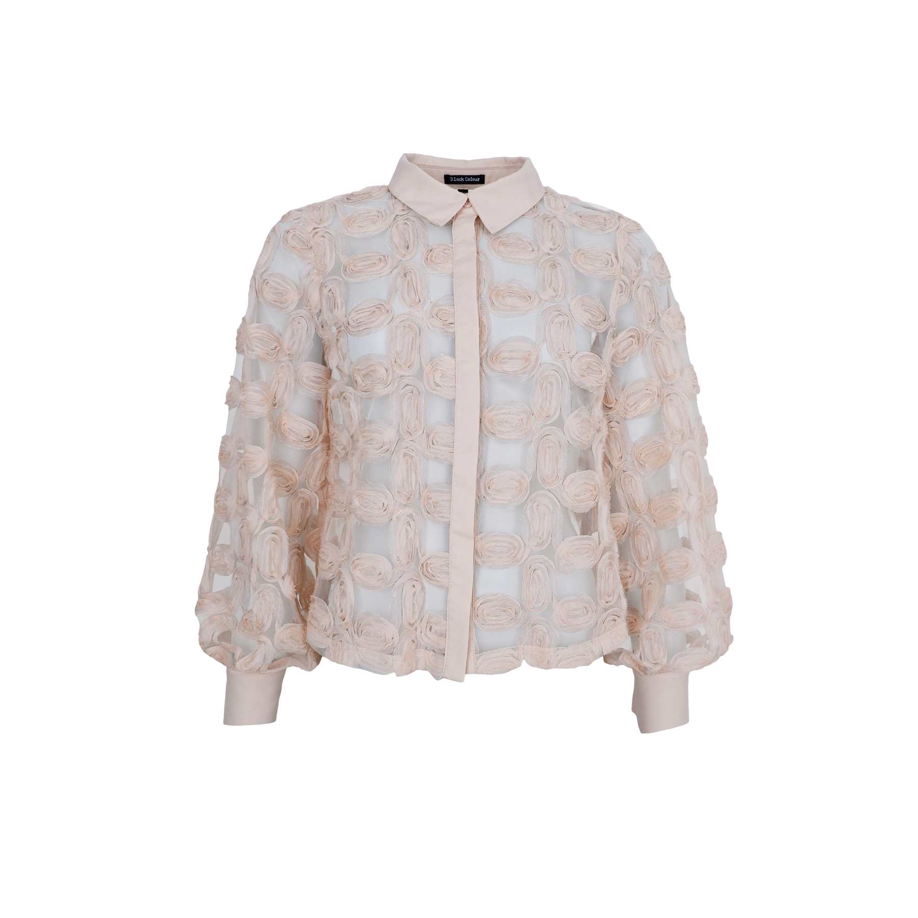 Black Colour BCViolet Shirt - Champagne
