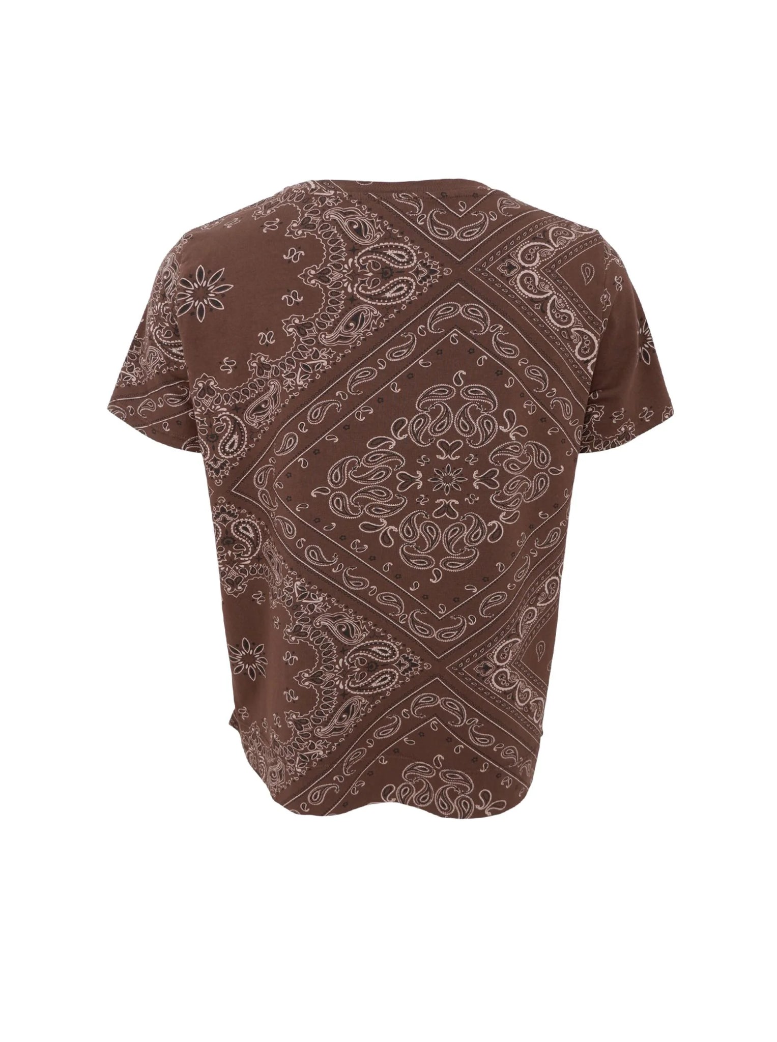 Black Colour BCZelda SS T-Shirt - Coffee Paislet