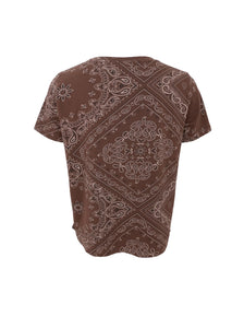 Black Colour BCZelda SS T-Shirt - Coffee Paislet