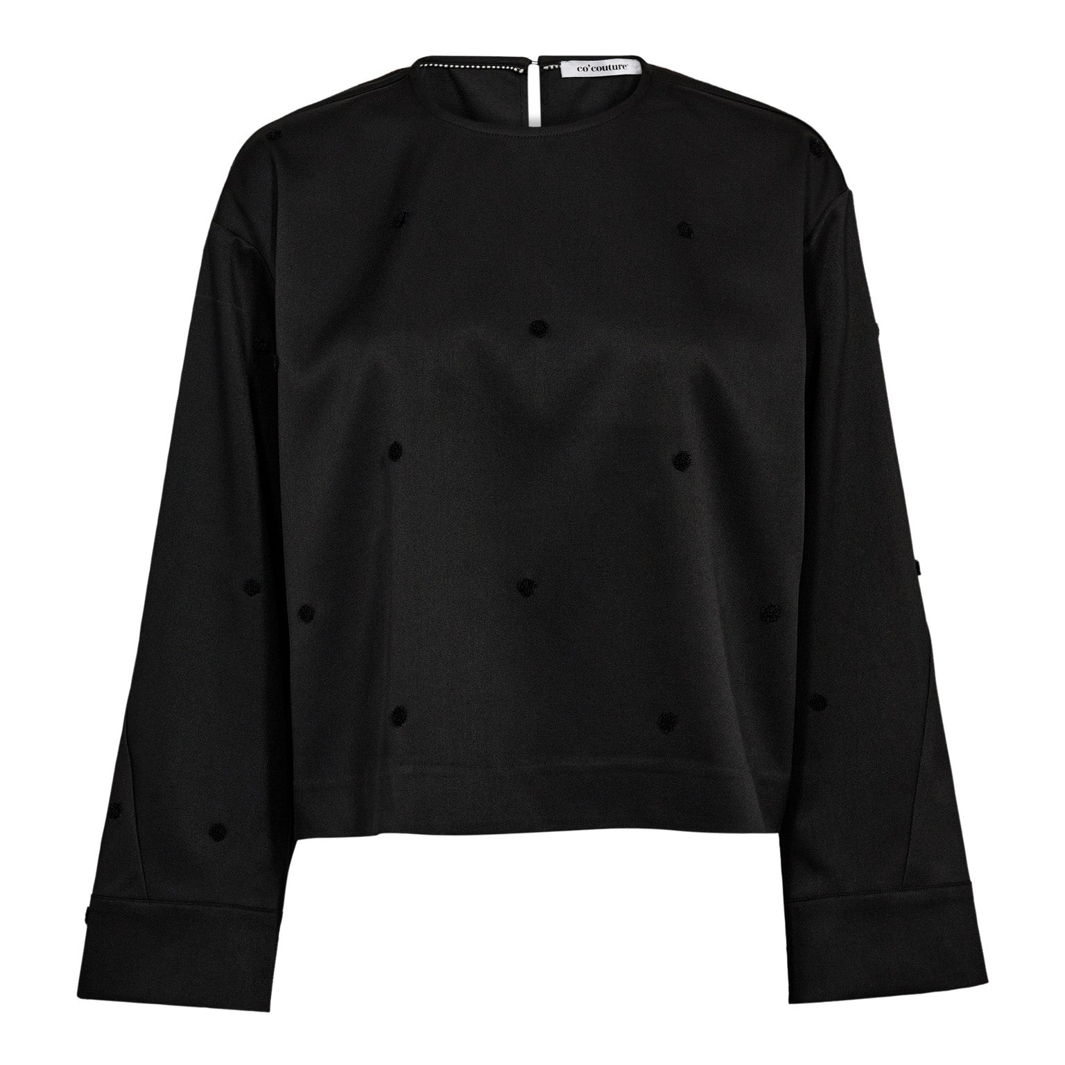 Co´Couture CloverCC Dot Blouse - Black