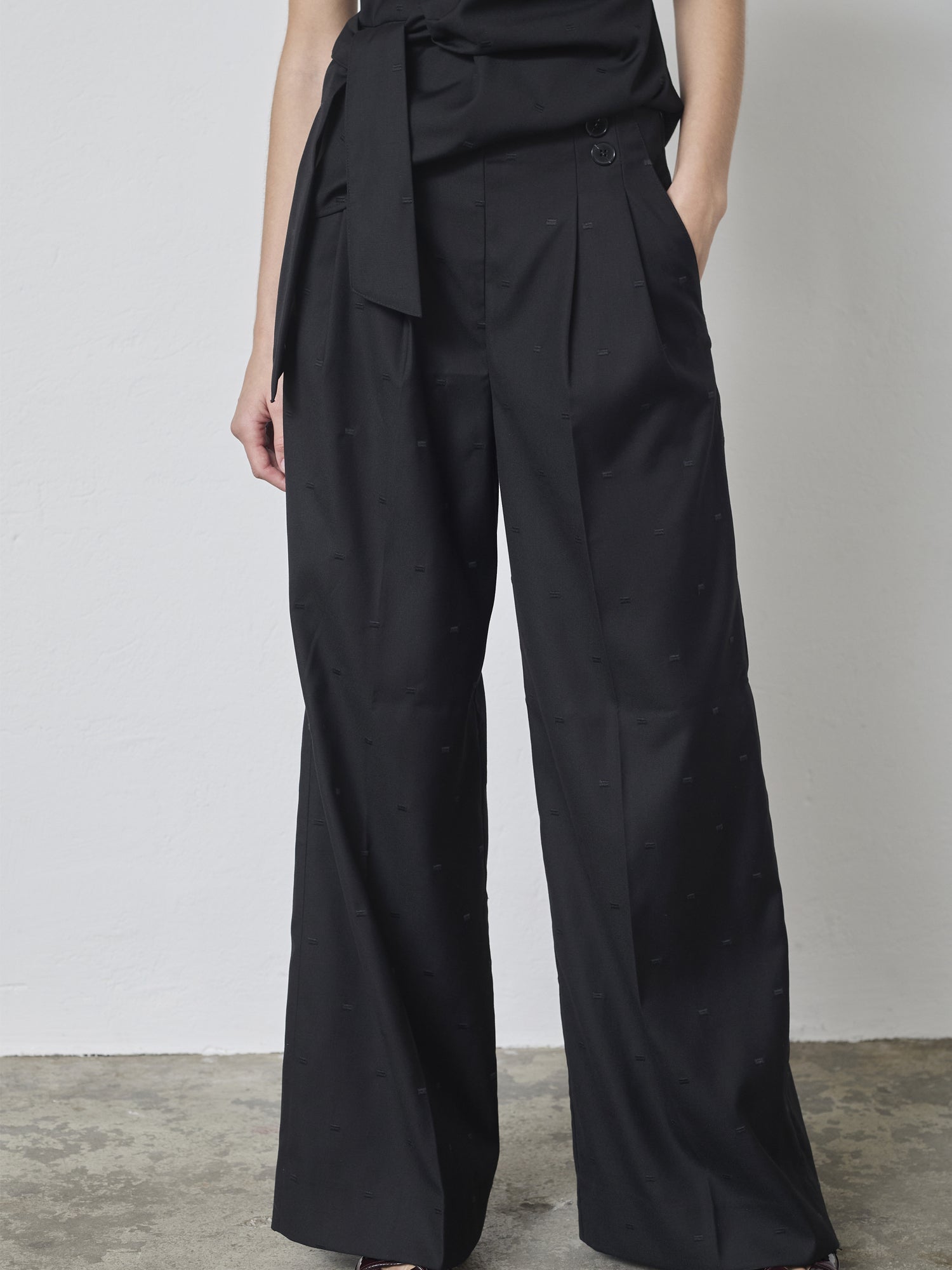 Co´Couture SagaCC Pleat Pant - Black
