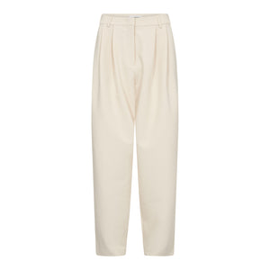 Co´Couture VolaCC Barrel Pleat Pant - Bone