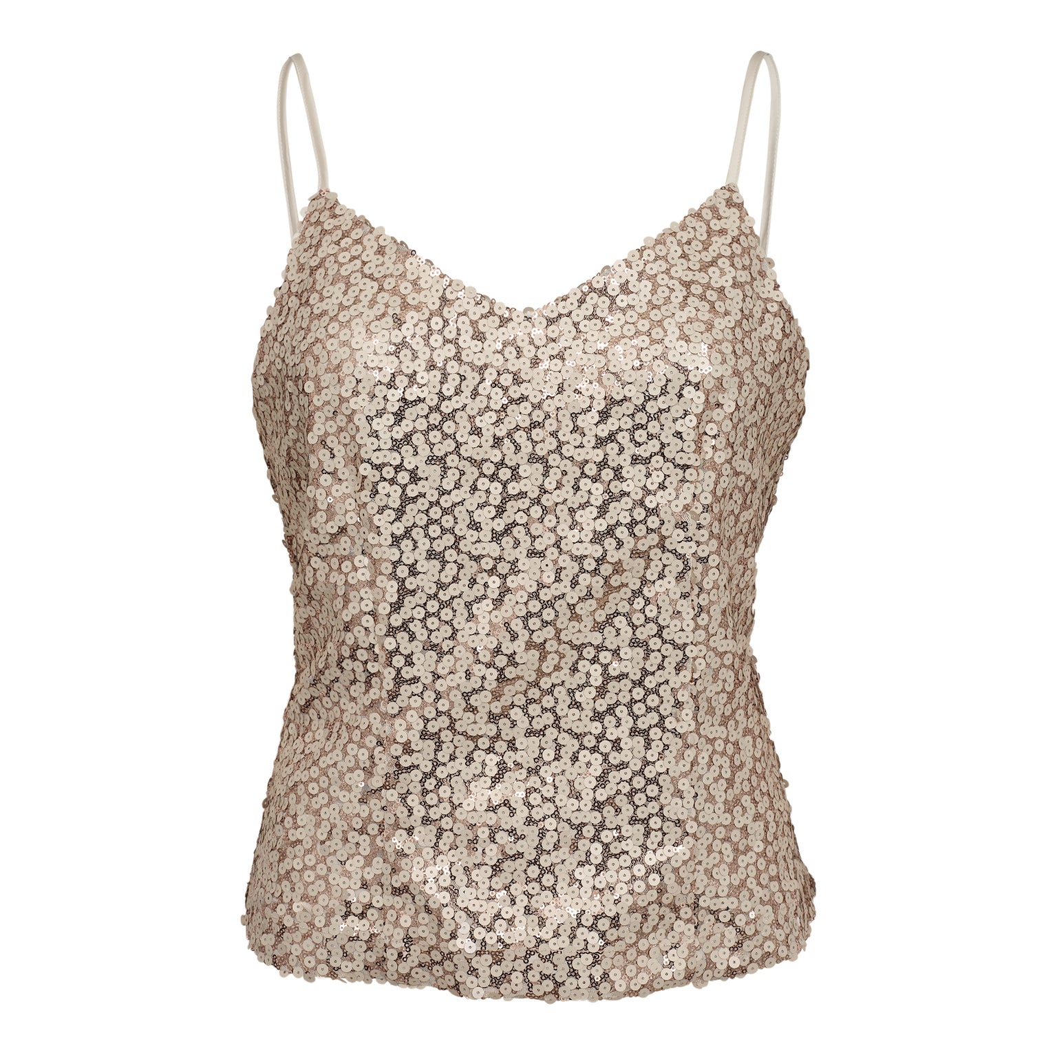 Co´Couture StormiCC Sequin Cami Top - Nude