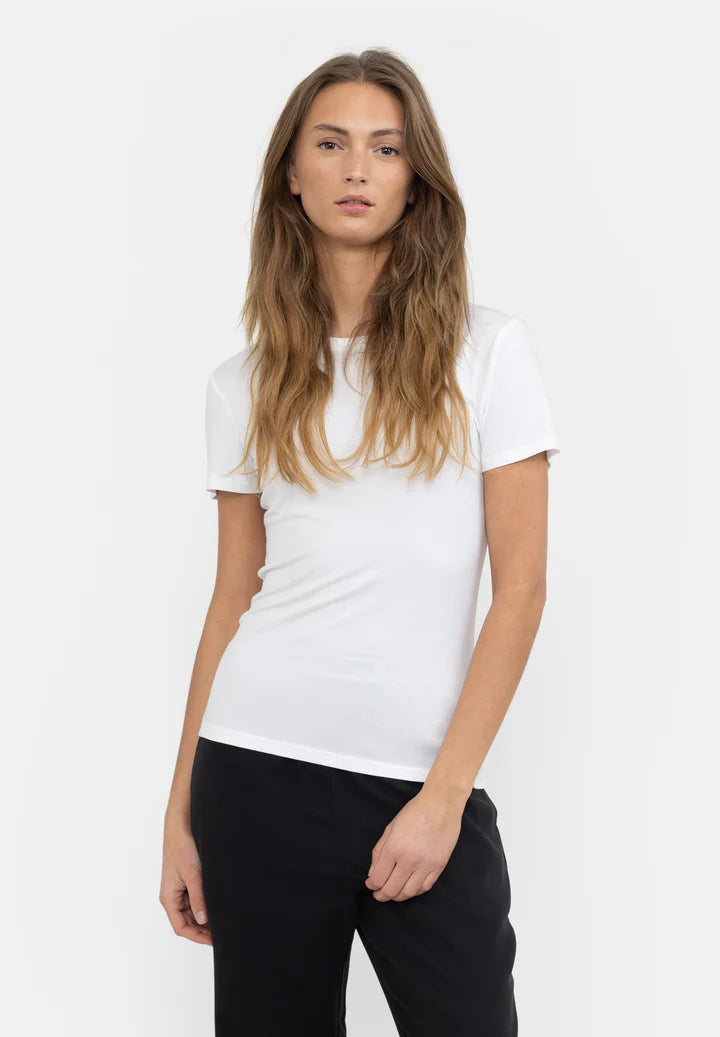 Esme´ Studios ESPenelope Slim Fit Tee - White