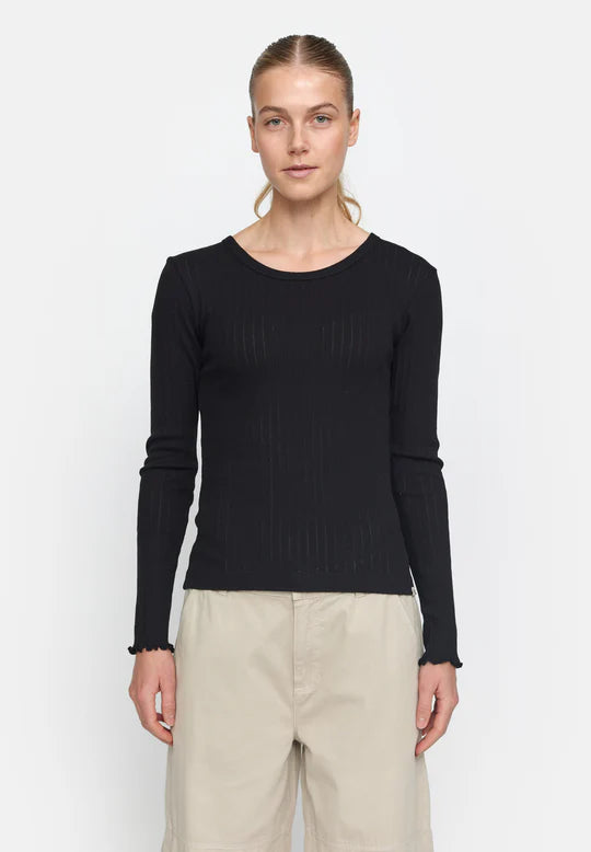 Esme´ Studios Ella LS Top - Black