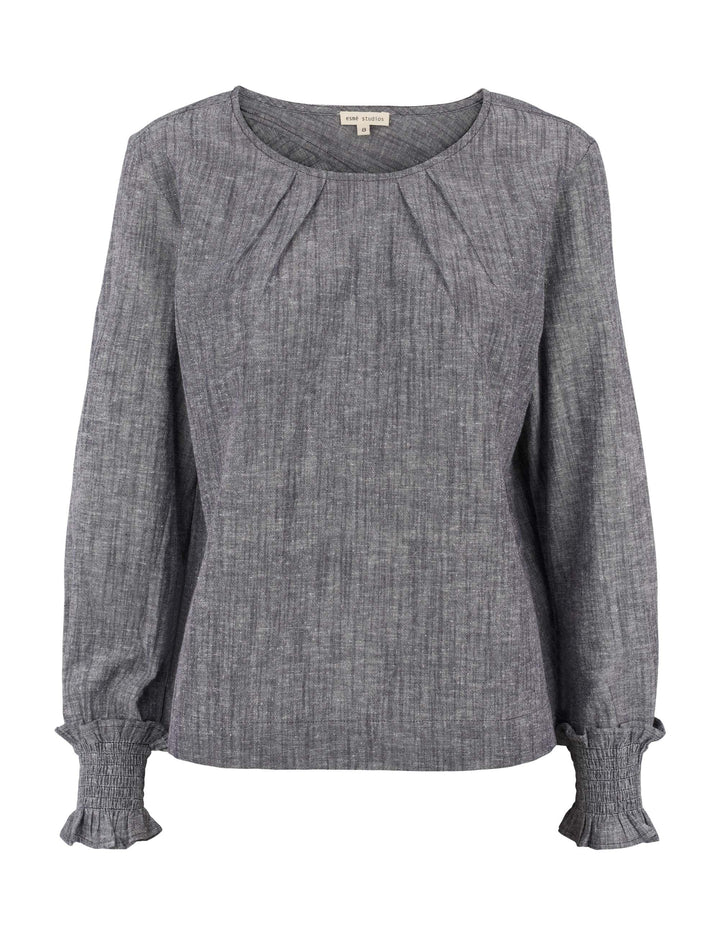 Esme´ Studios Solari Blouse - Blue Night