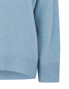 Esme´ Studios ESCleo O-Neck Wool Knit - Kentucky Blue Melange