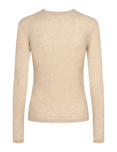 Esme´ Studios Ellia LS Top - Wood Ash Melange
