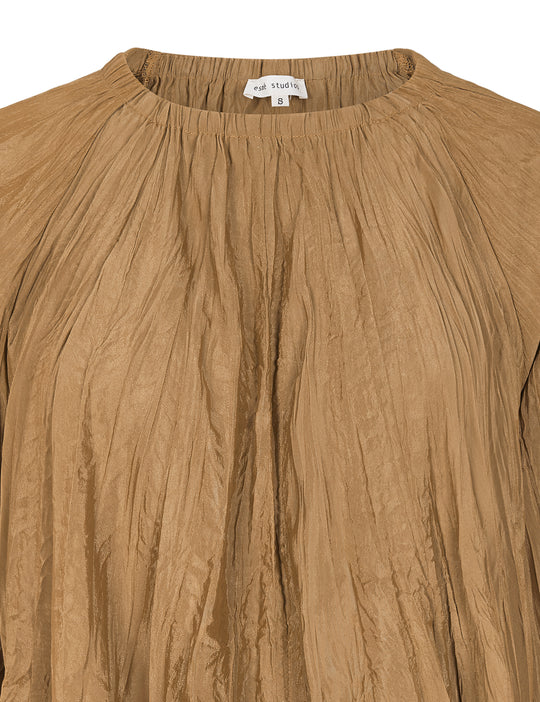 Esme´&nbsp; Studios Tova LS Blouse - Chipmunk