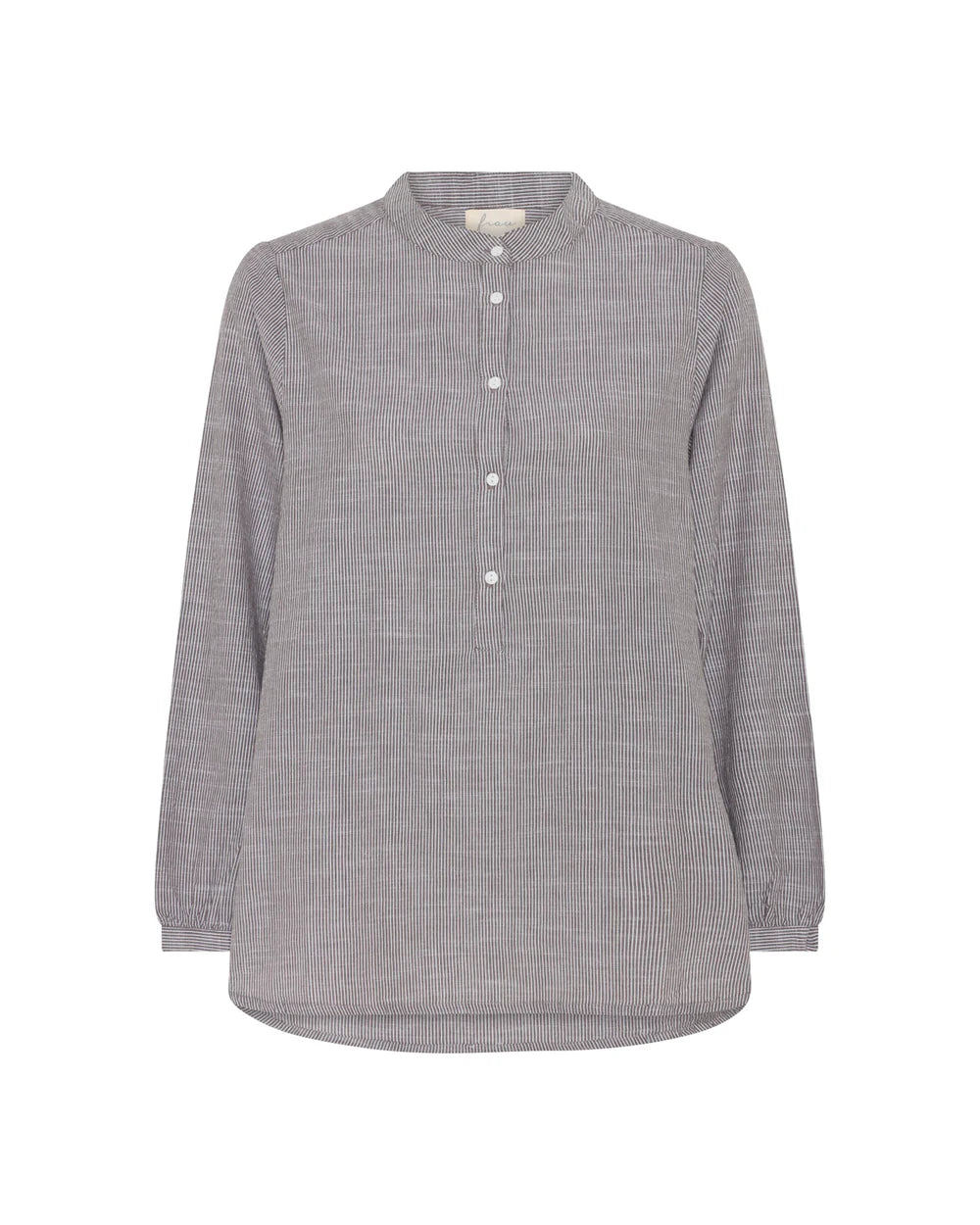 FRAU Madrid LS Shirt - Coffee Quartz Stripe