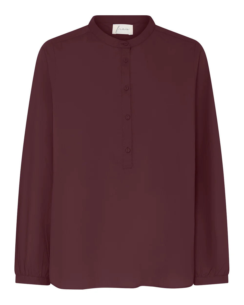 FRAU Madrid LS Shirt - Red Mahogany