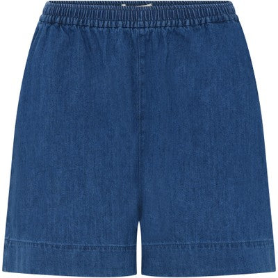 Frau Melbourne Denim Shorts - Clear Denim Blue