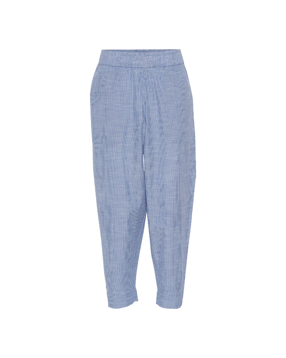 Frau Oslo Ankle Pant - Medium Blue Stripe
