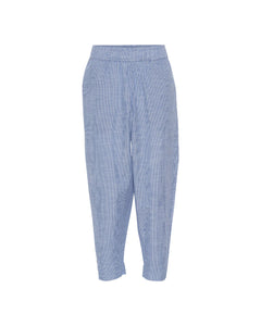 Frau Oslo Ankle Pant - Medium Blue Stripe