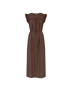 Frau Stockholm SL Long Dress - Coffee Quartz