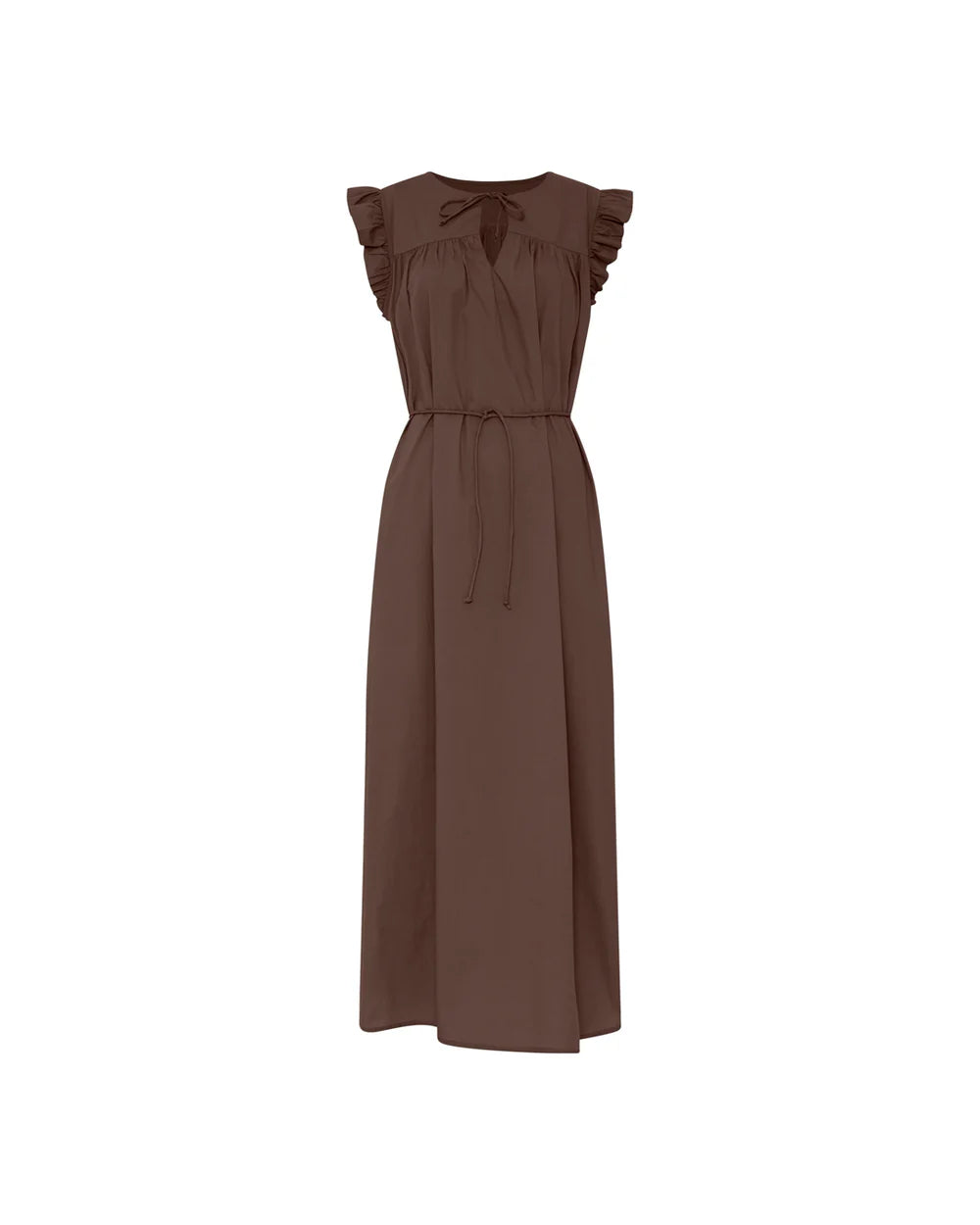 Frau Stockholm SL Long Dress - Coffee Quartz