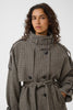 Gestuz GZAvic Short Coat - Brown/Green Houndsto