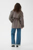 Gestuz GZAvic Short Coat - Brown/Green Houndsto