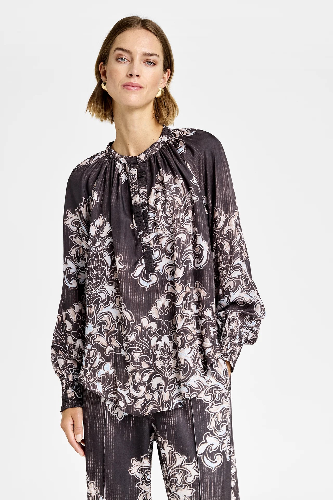 Gustav Annebell Blouse - Beige Brown