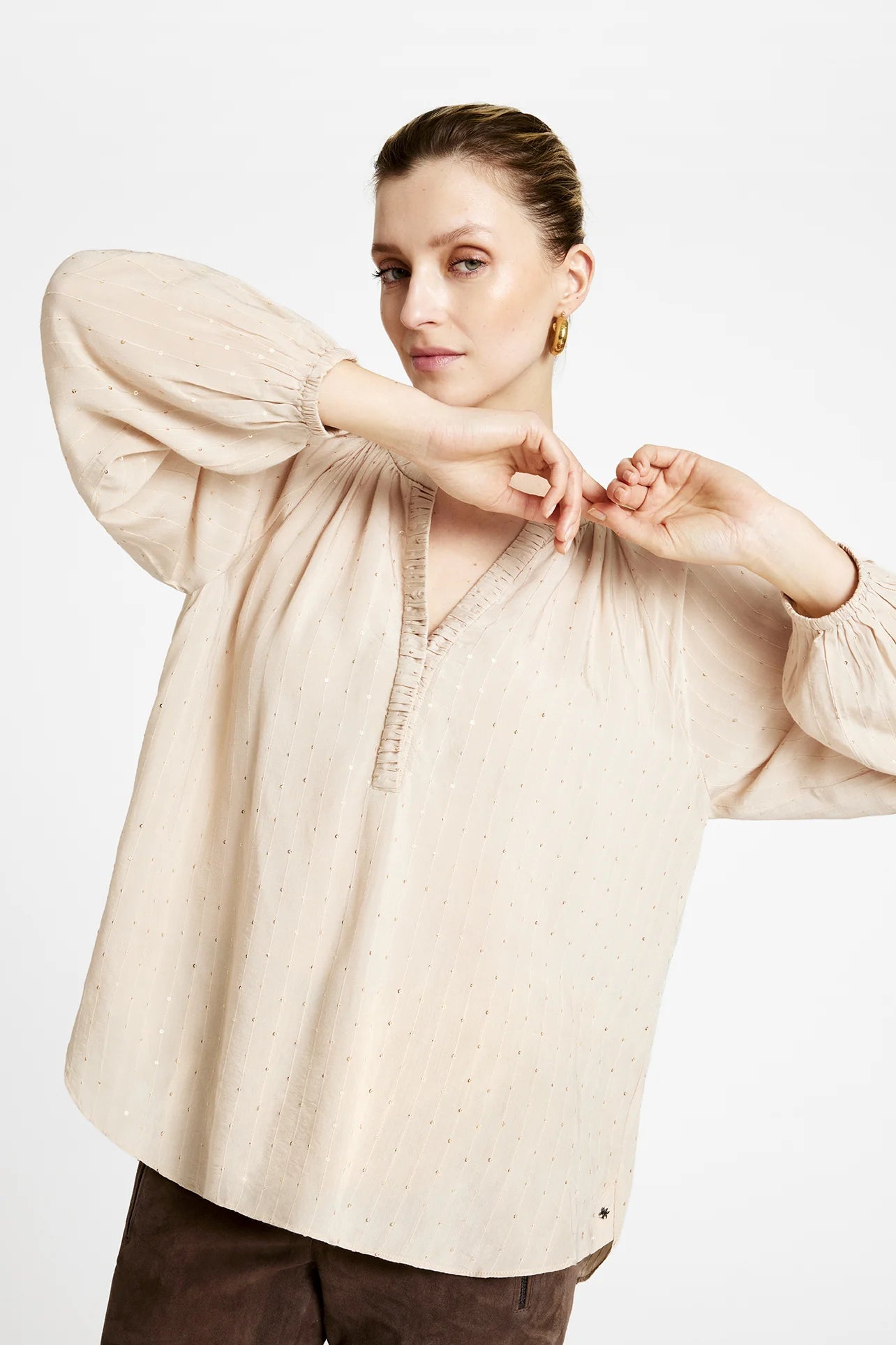 Gustav Annsofie Blouse - Neutral