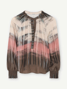 Gustav Annsofie Blouse- Rust Ivory