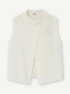 Gustav Connie Knit Vest - Off White