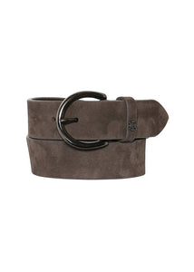 Gustav Crystal Suede Belt - Mole